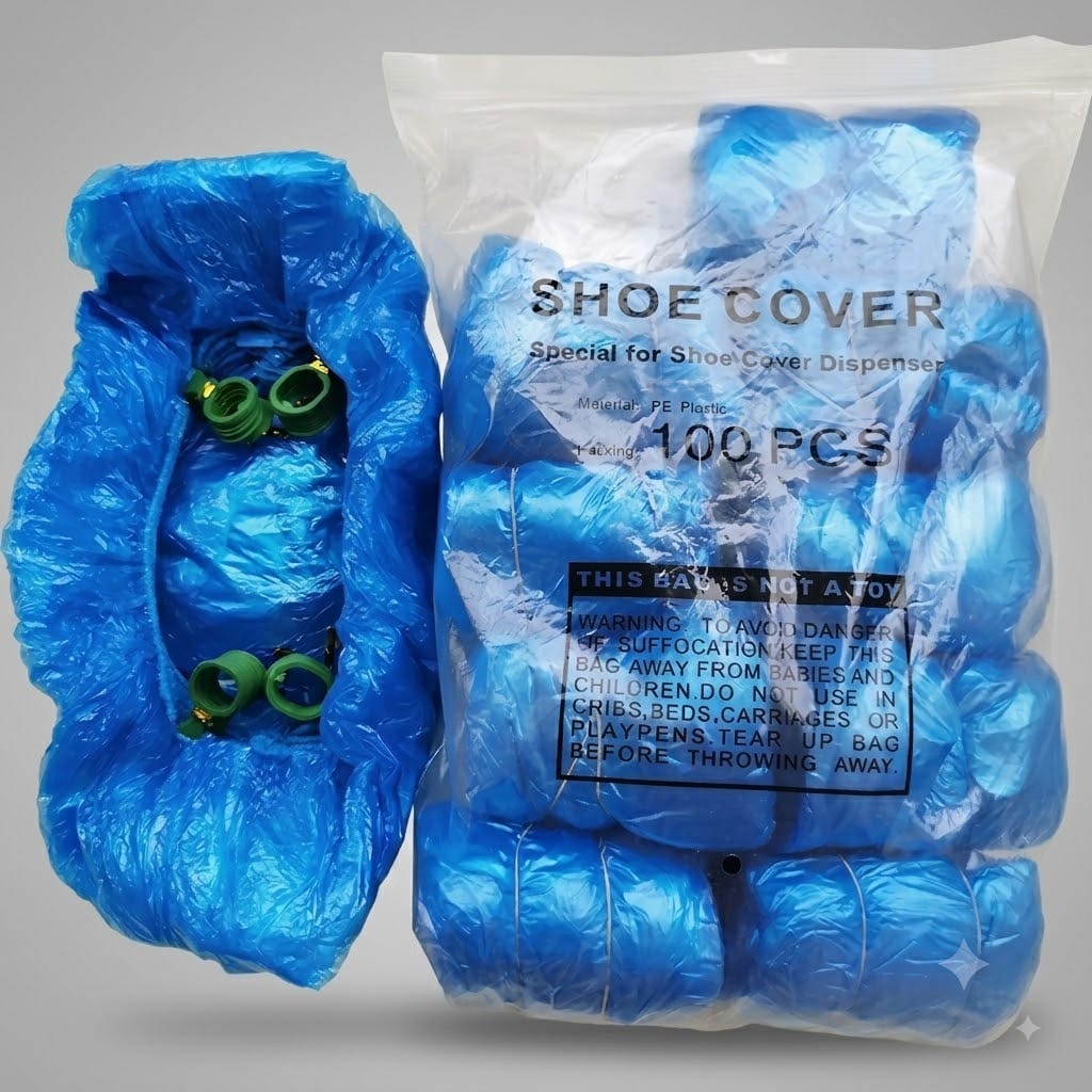 Shoe Cover O Ring | Disposable PE Shoe Covers for Automatic Shoe Cover Machine